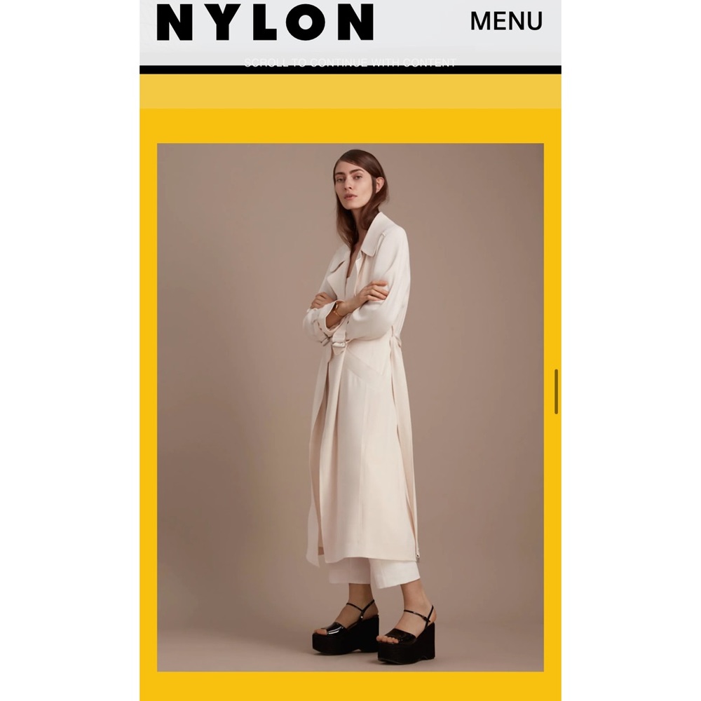 Aritzia trench coat